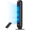 imageDreo Tower Fan for Bedroom 25fts Velocity Quiet Floor Fan 90 Oscillating Fans for Indoors with 4 Speeds 4 Modes 8H Timer Standing Fans Bladeless Fan Black Nomad One DRHTF007Black