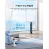 imageDreo Tower Fan for Bedroom 25fts Velocity Quiet Floor Fan 90 Oscillating Fans for Indoors with 4 Speeds 4 Modes 8H Timer Standing Fans Bladeless Fan Black Nomad One DRHTF007Black