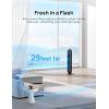 imageDreo Tower Fan for Bedroom 25fts Velocity Quiet Floor Fan 90 Oscillating Fans for Indoors with 4 Speeds 4 Modes 8H Timer Standing Fans Bladeless Fan Black Nomad One DRHTF007Black