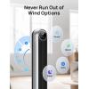 imageDreo Tower Fan for Bedroom 25fts Velocity Quiet Floor Fan 90 Oscillating Fans for Indoors with 4 Speeds 4 Modes 8H Timer Standing Fans Bladeless Fan Black Nomad One DRHTF007Silver