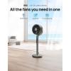 imageDreo Tower Fan for Bedroom 25fts Velocity Quiet Floor Fan 90 Oscillating Fans for Indoors with 4 Speeds 4 Modes 8H Timer Standing Fans Bladeless Fan Black Nomad One DRHTF007White
