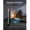 imageDreo Tower Fan for Bedroom 25fts Velocity Quiet Floor Fan 90 Oscillating Fans for Indoors with 4 Speeds 4 Modes 8H Timer Standing Fans Bladeless Fan Black Nomad One DRHTF007Silver