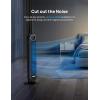 imageDreo Tower Fan for Bedroom 25fts Velocity Quiet Floor Fan 90 Oscillating Fans for Indoors with 4 Speeds 4 Modes 8H Timer Standing Fans Bladeless Fan Black Nomad One DRHTF007Black