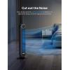 imageDreo Tower Fan for Bedroom 25fts Velocity Quiet Floor Fan 90 Oscillating Fans for Indoors with 4 Speeds 4 Modes 8H Timer Standing Fans Bladeless Fan Black Nomad One DRHTF007Black