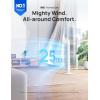 imageDreo Tower Fan for Bedroom 25fts Velocity Quiet Floor Fan 90 Oscillating Fans for Indoors with 4 Speeds 4 Modes 8H Timer Standing Fans Bladeless Fan Black Nomad One DRHTF007White