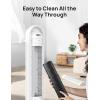 imageDreo Tower Fan for Bedroom 25fts Velocity Quiet Floor Fan 90 Oscillating Fans for Indoors with 4 Speeds 4 Modes 8H Timer Standing Fans Bladeless Fan Black Nomad One DRHTF007White