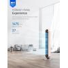 imageDreo Tower Fan for Bedroom 42 Inch 120 Oscillating Fan 25dB Quiet DC Motor 27fts Velocity Bladeless Standing Fan with 12 Speeds 4 Modes 12H Timer Cooling Fans for Home Living Room Pilot Max SStarlight