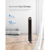 imageDreo Tower Fan for Bedroom 42 Inch 120 Oscillating Fan 25dB Quiet DC Motor 27fts Velocity Bladeless Standing Fan with 12 Speeds 4 Modes 12H Timer Cooling Fans for Home Living Room Pilot Max SStarlight