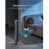 imageDreo Tower Fan for Bedroom 42 Inch 120 Oscillating Fan 25dB Quiet DC Motor 27fts Velocity Bladeless Standing Fan with 12 Speeds 4 Modes 12H Timer Cooling Fans for Home Living Room Pilot Max SSilver