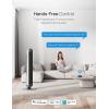 imageDreo Tower Fan for Bedroom 42 Inch 120 Oscillating Fan 25dB Quiet DC Motor 27fts Velocity Bladeless Standing Fan with 12 Speeds 4 Modes 12H Timer Cooling Fans for Home Living Room Pilot Max SSilver