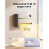 imageDreo WallMounted Heater Smart Space Heater for Bedroom with Dreo FortPlug Overheat Protection 120 Vertical Oscillation Thermostat 24H Timer 1500W Electric Heater for Indoor WH729SWooden