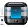 imageDreo Smart Humidifiers for Bedroom Top Fill 4L Cool Mist Humidifier with Nightlight 32H Runtime TouchAPPVoice Control Quiet Ultrasonic Humidifiers for Large Room Home Baby Plants Officeebony