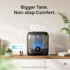 imageDreo 6L Top Fill Humidifiers for Bedroom 60H Runtime 28 dB Quiet Supersized Cool Mist Humidifiers for Large Room Air Humidifier for Home Baby Plant Indoor Night Light UltrasonicBlack