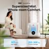 imageDreo 6L Top Fill Humidifiers for Bedroom 60H Runtime 28 dB Quiet Supersized Cool Mist Humidifiers for Large Room Air Humidifier for Home Baby Plant Indoor Night Light UltrasonicWhite