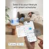 imageDreo 6L Top Fill Humidifiers for Bedroom 60H Runtime 28 dB Quiet Supersized Cool Mist Humidifiers for Large Room Air Humidifier for Home Baby Plant Indoor Night Light UltrasonicBlue