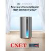 imageDreo Air Purifiers for Home Large Room Bedroom H13 True HEPA Filter Removes 99985 of Pets Hair Particles Dust Smoke Pollen PM25 Monitor Auto Mode Smart WiFi Voice Control Works with AlexaSilver