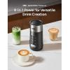 imageDreo Milk Frother 8in1 Electric Frother for Latte Art Coffee 9oz270ml Hot and Cold Foam Maker Automatic Milk Warmer for Dairy and NonDairy Milk with LED AntiBurnt Easy to Clean Black