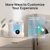 imageDreo Smart Humidifiers for Bedroom 6L Top Fill Supersized Cool Mist Humidifier for Large Room 60 Hour Runtime Quiet Ultrasonic Humidifiers for Plants Baby Indoor Home Night Light BlackWhite