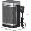 imageDreo Space Heater for Bathroom and Indoor Portable Heater 1500W Safe and Quiet PTC Ceramic Heater 4095F Digital Thermostat 70Oscillating Remote ALCI Safety Plug 12h Timer 5 ModesALCI Plug