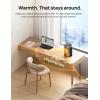 imageDreo Space Heater for Bathroom and Indoor Portable Heater 1500W Safe and Quiet PTC Ceramic Heater 4095F Digital Thermostat 70Oscillating Remote ALCI Safety Plug 12h Timer 5 ModesSensor