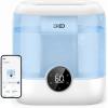 imageDreo Smart Humidifiers for Bedroom 6L Top Fill Supersized Cool Mist Humidifier for Large Room 60 Hour Runtime Quiet Ultrasonic Humidifiers for Plants Baby Indoor Home Night Light BlackBlue