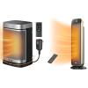 imageDreo Space Heater for Bathroom and Indoor Portable Heater 1500W Safe and Quiet PTC Ceramic Heater 4095F Digital Thermostat 70Oscillating Remote ALCI Safety Plug 12h Timer 5 ModesALCI Plug  Heater