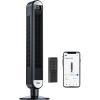 imageDreo Smart Tower Fans for Home 90 Oscillating Fan for Bedroom Indoors Voice Control Floor Fan with 12H Timer 42 Inch Quiet Bladeless Standing Fan with LED Display Work with AlexaGoogleBlack