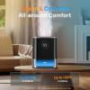 imageDreo 8L Humidifiers for Bedroom Topfilled WarmampampCool Mist Humidifier for Room 80 Hours Runtime for Home Indoor Plants Oil Diffuser for Baby Indicator Light with AlexaGoogle Silver HM717S