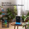 imageDreo 8L Humidifiers for Bedroom Topfilled WarmampampCool Mist Humidifier for Room 80 Hours Runtime for Home Indoor Plants Oil Diffuser for Baby Indicator Light with AlexaGoogle Silver HM717S
