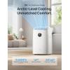 imageDreo Portable Air Conditioners 10000 BTU Air Conditioner for Bedroom with Drainagefree Cooling 45dB Quiet APPVoiceRemote 24h Timer with Fan ampamp Dehumidifier Smart AC Unit for Room Indoors