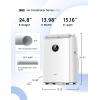 imageDreo Portable Air Conditioners 10000 BTU Air Conditioner for Bedroom with Drainagefree Cooling 45dB Quiet APPVoiceRemote 24h Timer with Fan ampamp Dehumidifier Smart AC Unit for Room Indoors