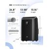 imageDreo Portable Air Conditioners 8000 BTU Air Conditioner for Bedroom with Drainagefree Cooling 45dB Quiet APPVoiceRemote 24h Timer with Fan ampamp Dehumidifier Smart AC Unit for Room IndoorsBlack