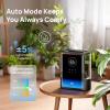 imageDreo 8L Humidifiers for Bedroom Topfilled WarmampampCool Mist Humidifier for Large Room 80 Hours Runtime for Home Indoor Plants Oil Diffuser for Baby Indicator Light with AlexaGoogle Black HM717SBlack