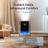 imageDreo 8L Humidifiers for Bedroom Topfilled WarmampampCool Mist Humidifier for Large Room 80 Hours Runtime for Home Indoor Plants Oil Diffuser for Baby Indicator Light with AlexaGoogle Black HM717SSilver