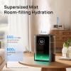 imageDreo 8L Humidifiers for Bedroom Topfilled WarmampampCool Mist Humidifier for Large Room 80 Hours Runtime for Home Indoor Plants Oil Diffuser for Baby Indicator Light with AlexaGoogle Black HM717SBlack