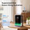 imageDreo 8L Humidifiers for Bedroom Topfilled WarmampampCool Mist Humidifier for Large Room 80 Hours Runtime for Home Indoor Plants Oil Diffuser for Baby Indicator Light with AlexaGoogle Black HM717SSilver