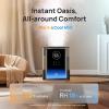 imageDreo 8L Humidifiers for Bedroom Topfilled WarmampampCool Mist Humidifier for Large Room 80 Hours Runtime for Home Indoor Plants Oil Diffuser for Baby Indicator Light with AlexaGoogle Black HM717SBlack