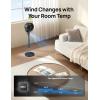 imageDreo Fan for Bedroom 80 Oscillating Standing Fan 25dB Quiet 80ft Pedestal Fans for Home Office 90 Manual Vertical 3 Speeds Remote 3441quot Adjustable Height Air CirculatorBlack