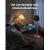 imageDreo Fan for Bedroom 80 Oscillating Standing Fan 25dB Quiet 80ft Pedestal Fans for Home Office 90 Manual Vertical 3 Speeds Remote 3441quot Adjustable Height Air CirculatorGrey
