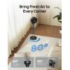 imageDreo Fan for Bedroom 80 Oscillating Standing Fan 25dB Quiet 80ft Pedestal Fans for Home Office 90 Manual Vertical 3 Speeds Remote 3441quot Adjustable Height Air CirculatorBlack