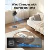 imageDreo Fan for Bedroom 80 Oscillating Standing Fan 25dB Quiet 80ft Pedestal Fans for Home Office 90 Manual Vertical 3 Speeds Remote 3441quot Adjustable Height Air CirculatorGrey