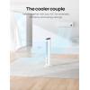 imageDreo Portable Air Conditioners Fan 40 Standing Fans that Blow Cold Air Portable AC80 Oscillating Evaporative Air CoolerRemovable Water Tank Ice Packs Remote Control 4 Speeds 7H Timer WhiteWhite