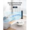 imageDreo Portable Air Conditioners Fan 40 Standing Fans that Blow Cold Air Portable AC80 Oscillating Evaporative Air CoolerRemovable Water Tank Ice Packs Remote Control 4 Speeds 7H Timer WhiteBlack