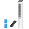 imageDreo Portable Air Conditioners Fan 40 Standing Fans that Blow Cold Air Portable AC80 Oscillating Evaporative Air CoolerRemovable Water Tank Ice Packs Remote Control 4 Speeds 7H Timer WhiteWhite
