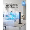 imageDreo Tower Fan for Bedroom 43quot Cooling Fans That Blow Cold Air 2025 Upgraded Evaporative Air Cooler Quiet 85 Oscillating Floor Fan Easy Cleaning APP Control 4 Modes ampamp 4 Speeds 12H Timer BlackBlack