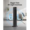 imageDreo Tower Fan for Bedroom 43quot Cooling Fans That Blow Cold Air 2025 Upgraded Evaporative Air Cooler Quiet 85 Oscillating Floor Fan Easy Cleaning APP Control 4 Modes ampamp 4 Speeds 12H Timer BlackBlack