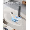 imageDreo Tower Fan for Bedroom 43quot Cooling Fans That Blow Cold Air 2025 Upgraded Evaporative Air Cooler Quiet 85 Oscillating Floor Fan Easy Cleaning APP Control 4 Modes ampamp 4 Speeds 12H Timer BlackBlack