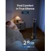 imageDreo Tower Fan for Bedroom 90 Oscillating Fan Standing Fan with 3 Modes 4 Speeds 8H Timer Cooling Fans for Home Living Room Office Grey TF117Black