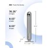 imageDreo Tower Fan for Bedroom 90 Oscillating Fan Standing Fan with 3 Modes 4 Speeds 8H Timer Cooling Fans for Home Living Room Office Grey TF117Grey