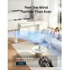 imageDreo Tower Fan for Bedroom 90 Oscillating Fan Standing Fan with 3 Modes 4 Speeds 8H Timer Cooling Fans for Home Living Room Office Grey TF117White